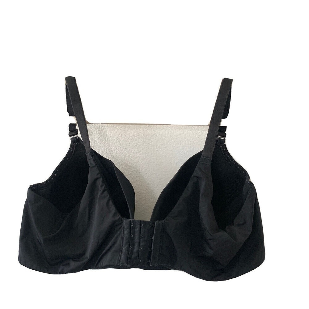 Torrid Curve Full Coverage Bra Size 44dd Black - image 2